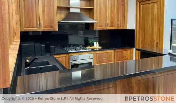 Absolute Black Granite Kitchen Countertop