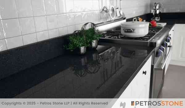 Black Galaxy Granite Kitchen Countertop