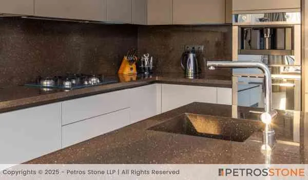 Adhunik Brown Granite Countertop