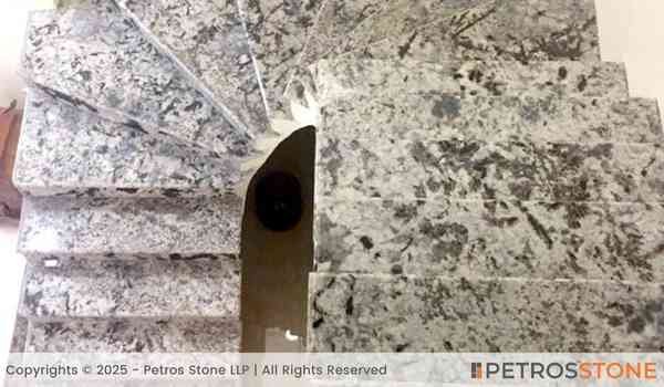 Alaska Grey Granite Staircase