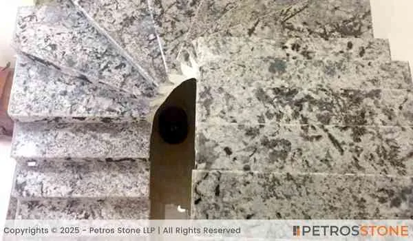 Alaska Grey Granite Staircase
