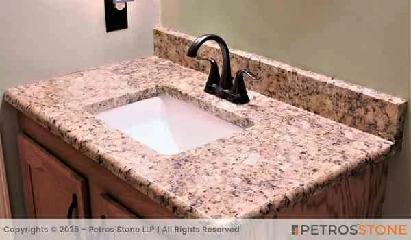 Alaska Pink Granite Bathroom Vanity