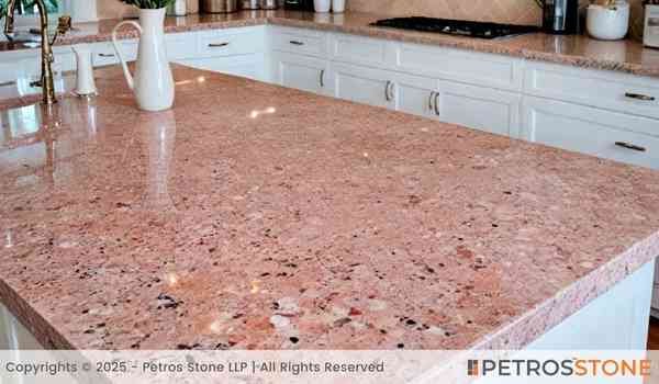 Alaska Pink Granite Kitchen Countertop