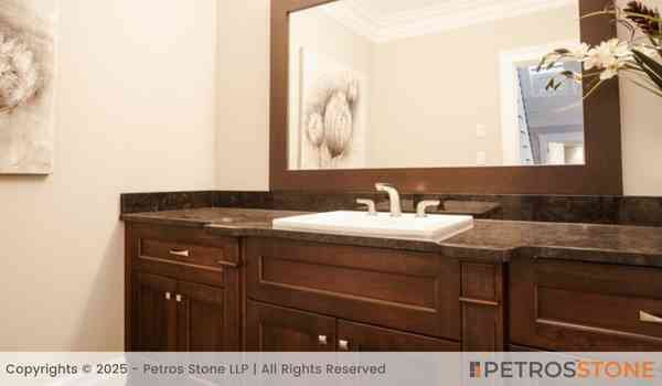 Antique Brown Granite Vanity