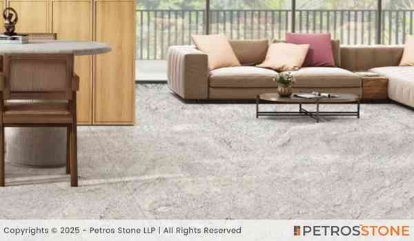 Biscotti White Granite Flooring