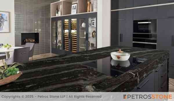 Black Albena Granite Countertop