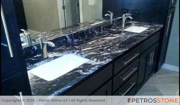 Black Albena Granite Vanity