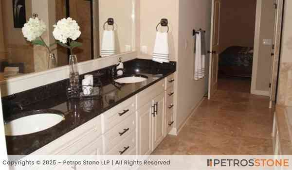 Black Pearl Granite Bathroom Vanity