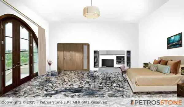 Blue Flower Granite Flooring