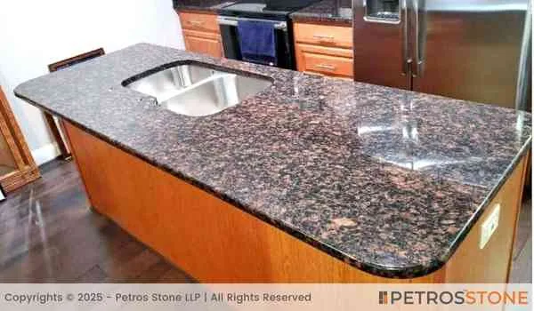 Brown Lappato Granite Countertop