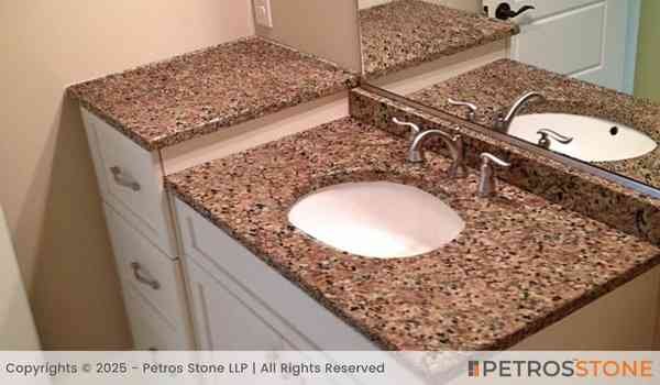 Cheema Pink Granite Vanity