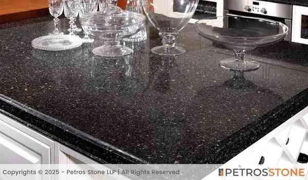 Coin Black Granite Kitchen Countertop