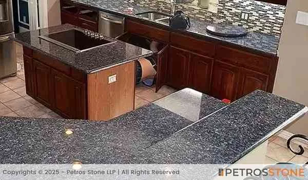 Crystal Blue Granite Countertop