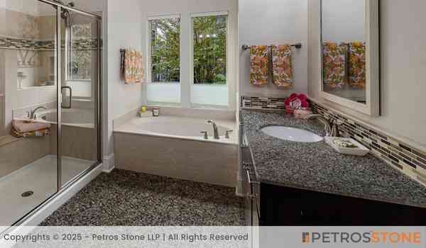 Crystal Brown Granite Bathroom