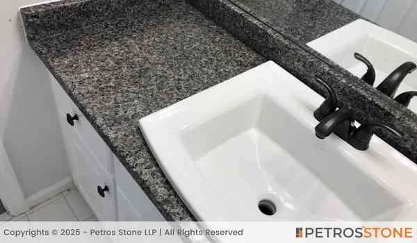 Desert Green Granite Vanity
