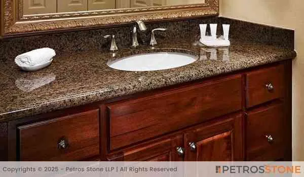 Diamond Brown Granite Vanity