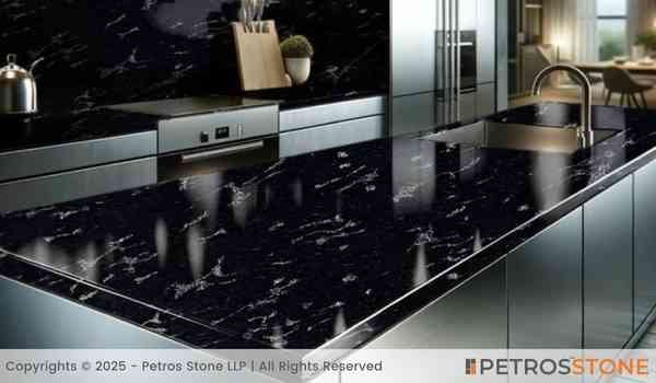Fish Black Granite Countertop