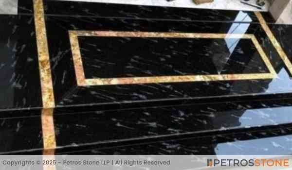 Fish Black Granite Flooring
