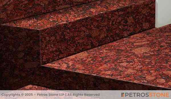Gem Red Granite Staircase