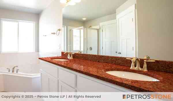 Gem Red Granite Vanity