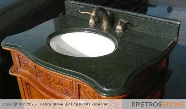 Green Galaxy Granite Vanity