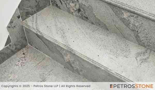 Grey Bordeaux Granite Stairs
