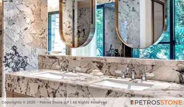 Havana White Granite Bathroom