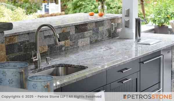 Imperial White Granite Outdoor Kitchen Tops