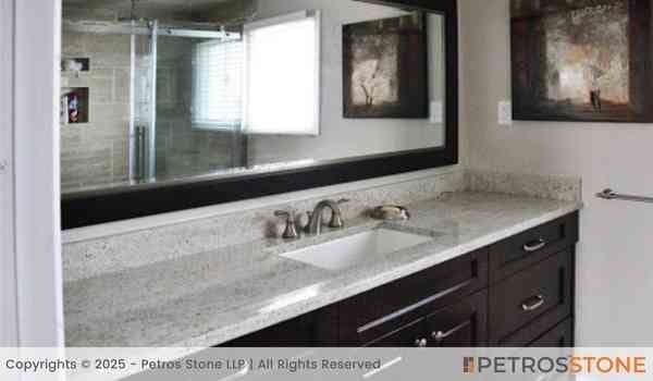 Imperial White Granite Vanity