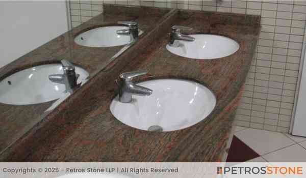Indian Juparana Granite Bathroom Vanities