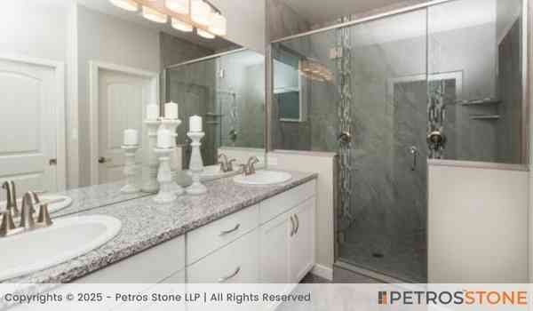 Jasmine White Granite Bathroom Vanities