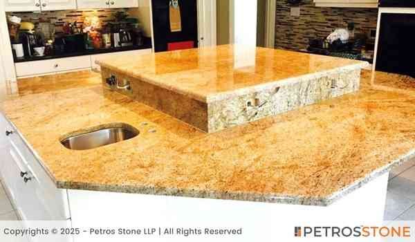 Madura Gold Granite Kitchen Countertop
