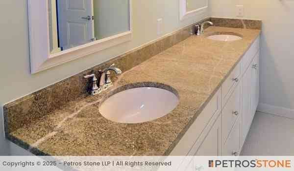 Mint Green Granite Vanity