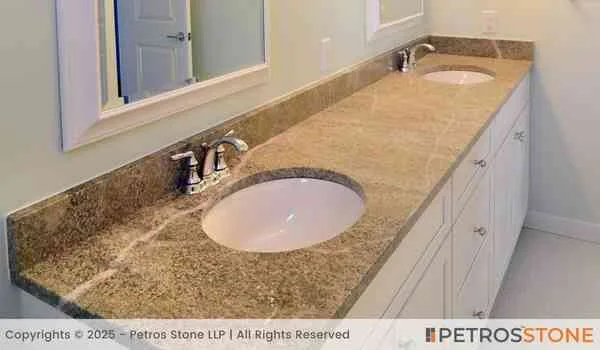 Mint Green Granite Vanity