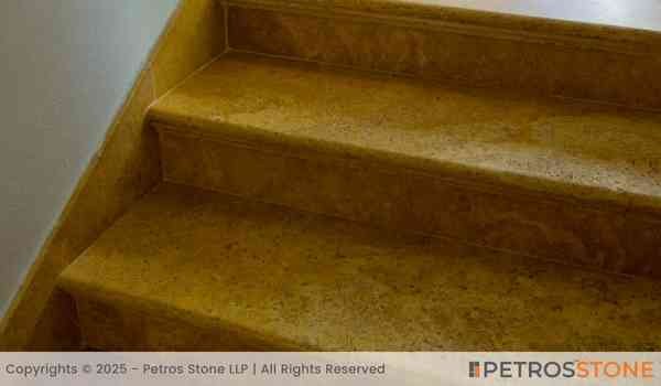 Moon Gold Granite Staircase