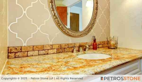 Moon Gold Granite Vanities