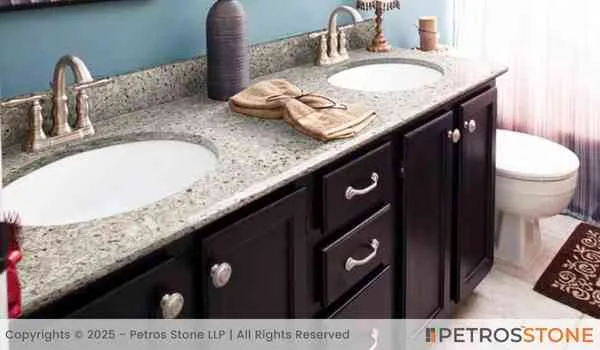 Moon White Granite Bathroom Vanity