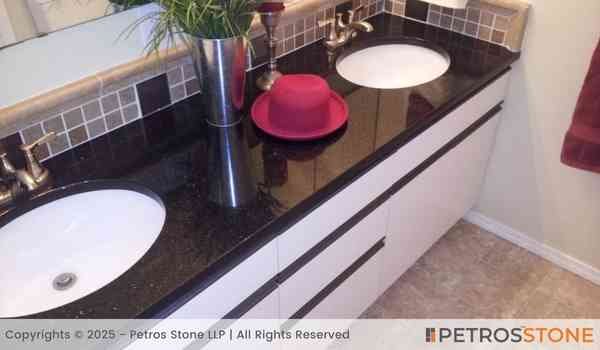 Rajasthan Black Granite Vanity