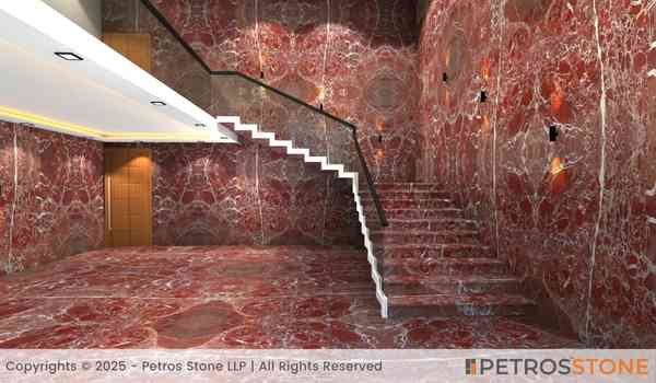 Red Levanto Granite Flooring