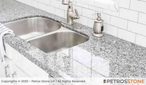Sahara White Granite Countertop