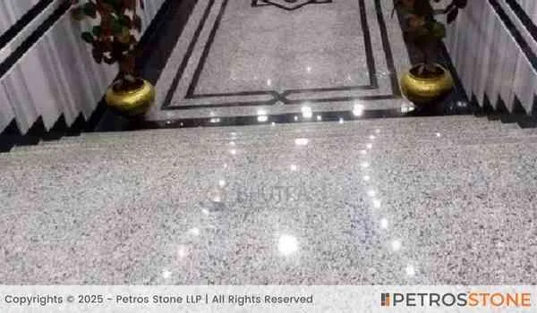 Sahara White Granite Flooring