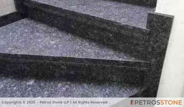 Sapphire Blue Granite Stairs