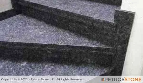 Sapphire Blue Granite Stairs