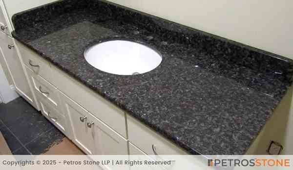 Sapphire Blue Granite Vanity