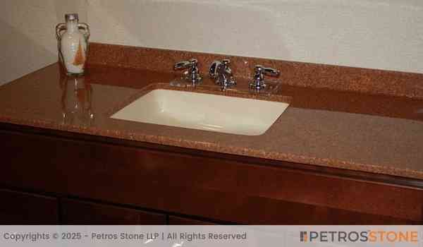 Silk Red Granite Vanity Top
