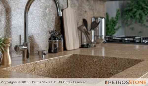 Sparkle Brown Granite Vanity