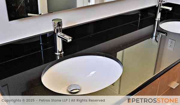 Spicy Black Granite Vanity
