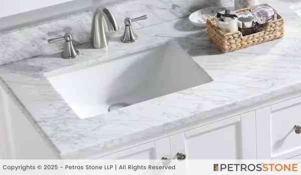 Statuario Extra White Granite Bathroom Vanity