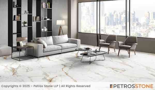 Statuario Gold Granite Flooring