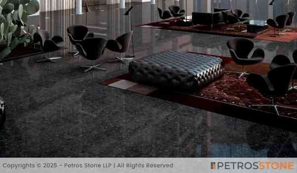 Telephone Black Granite Flooring